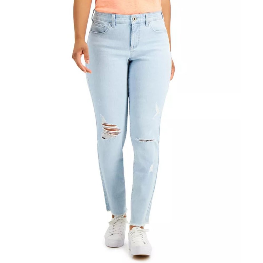 Style & Co Petite Curvy-Fit Skinny Jeans 6P